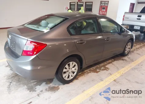 2012 Honda Civic Lx from USA, damaged, VIN 19XFB2F56CE370660